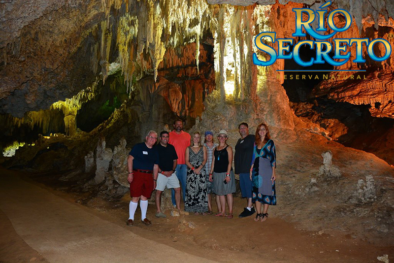 Tim and the TBEX Crew at Rio Secreto