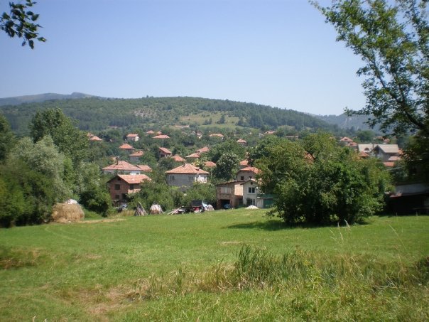 the vista of the town