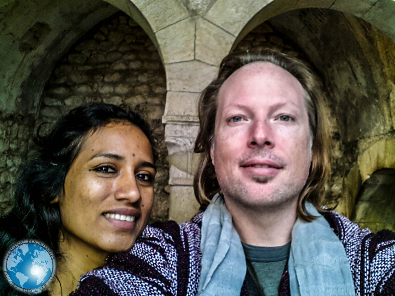 Us at The Arabian Bath House in Girona