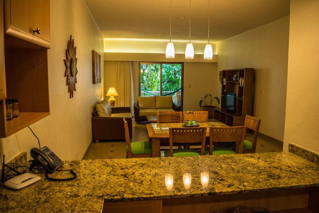living room from kitchen