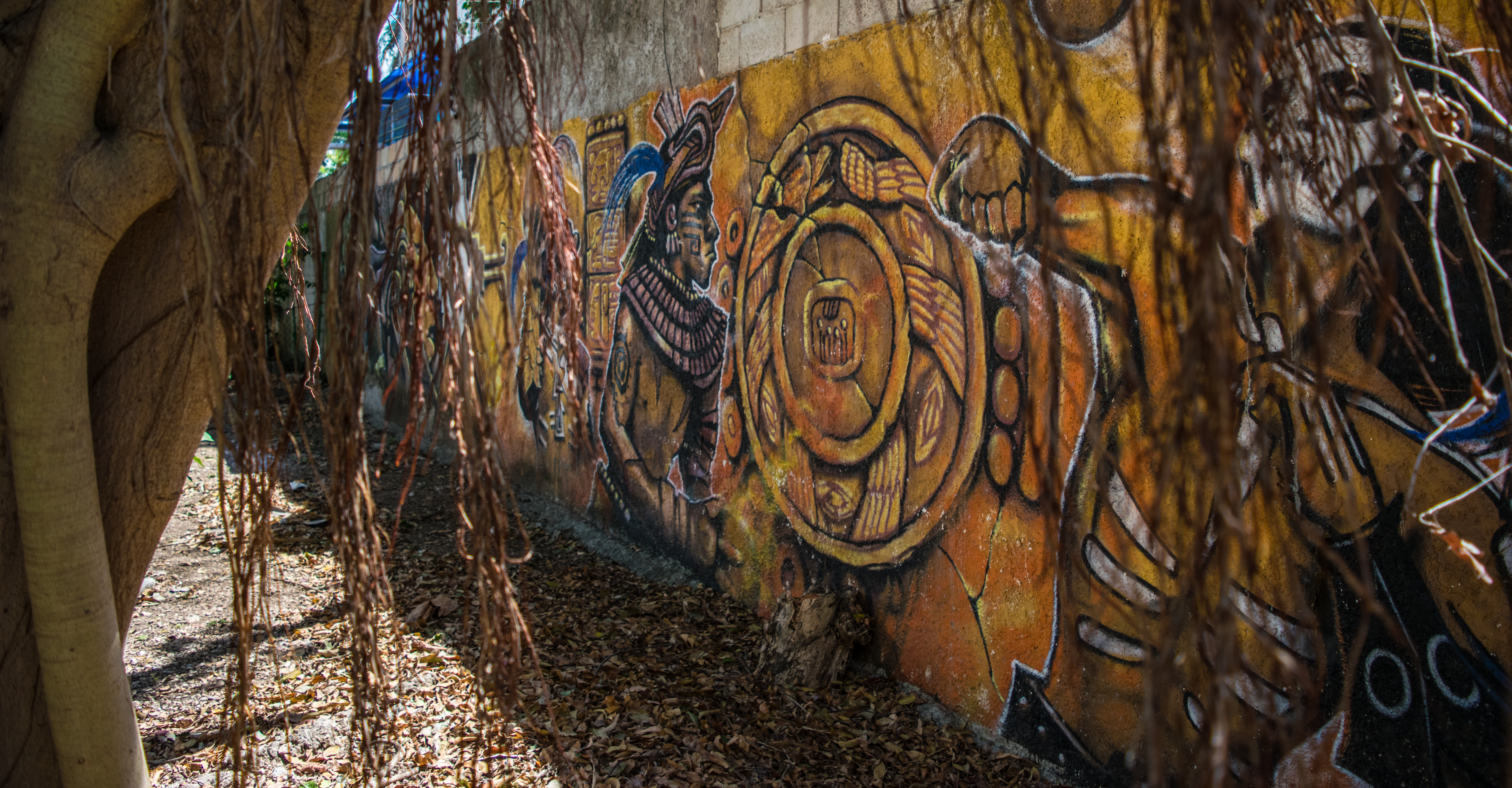 Mayan Street Art in Cancun