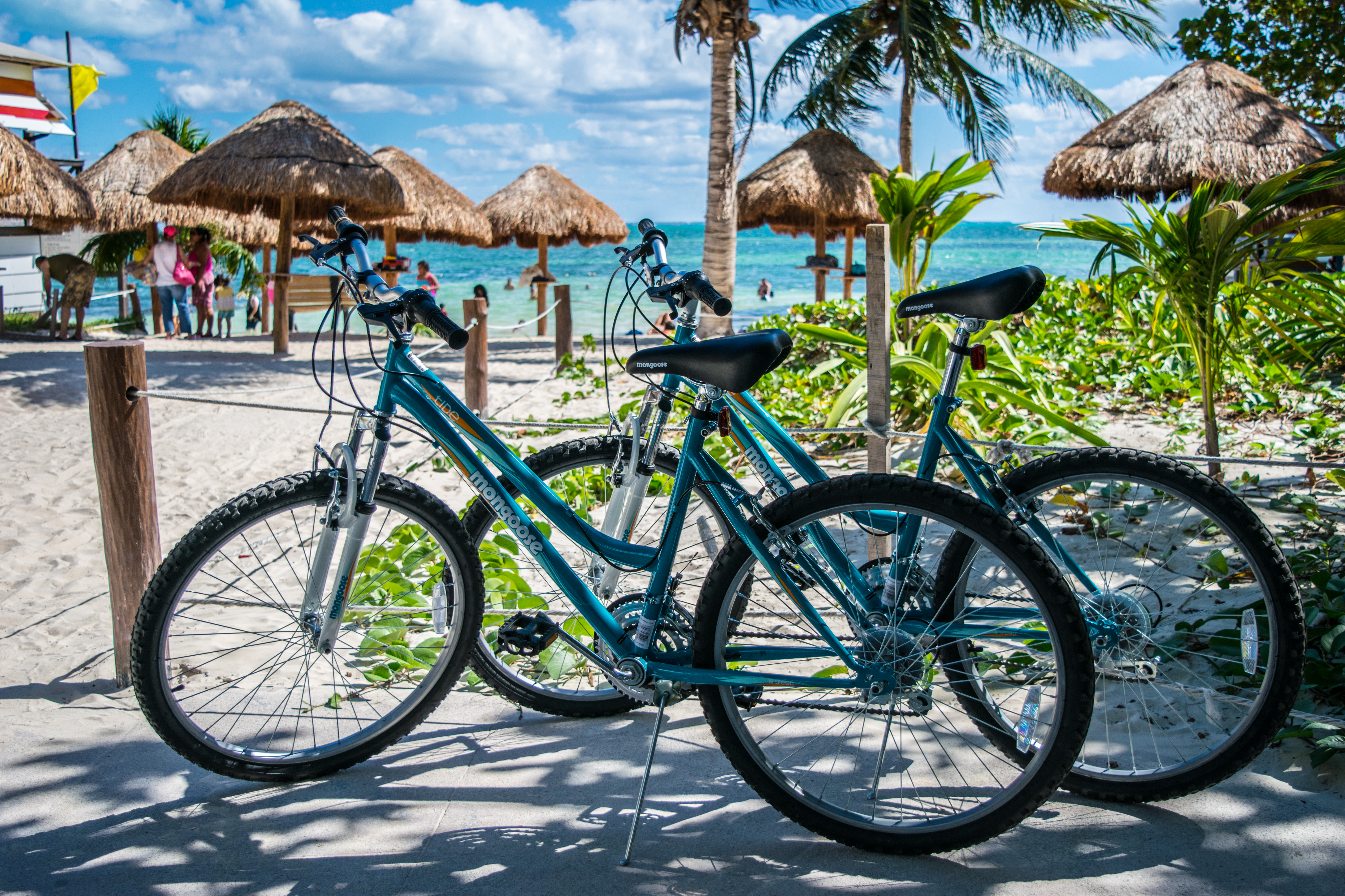 bikes at playa las perlas, cancun