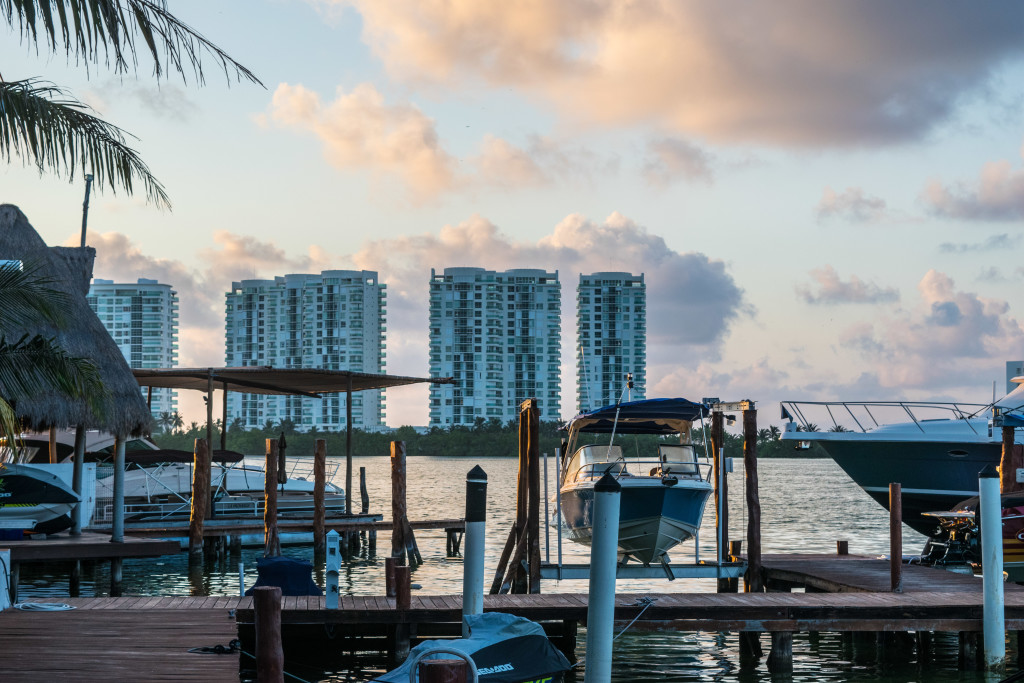 hotel zone skyline sunrise view