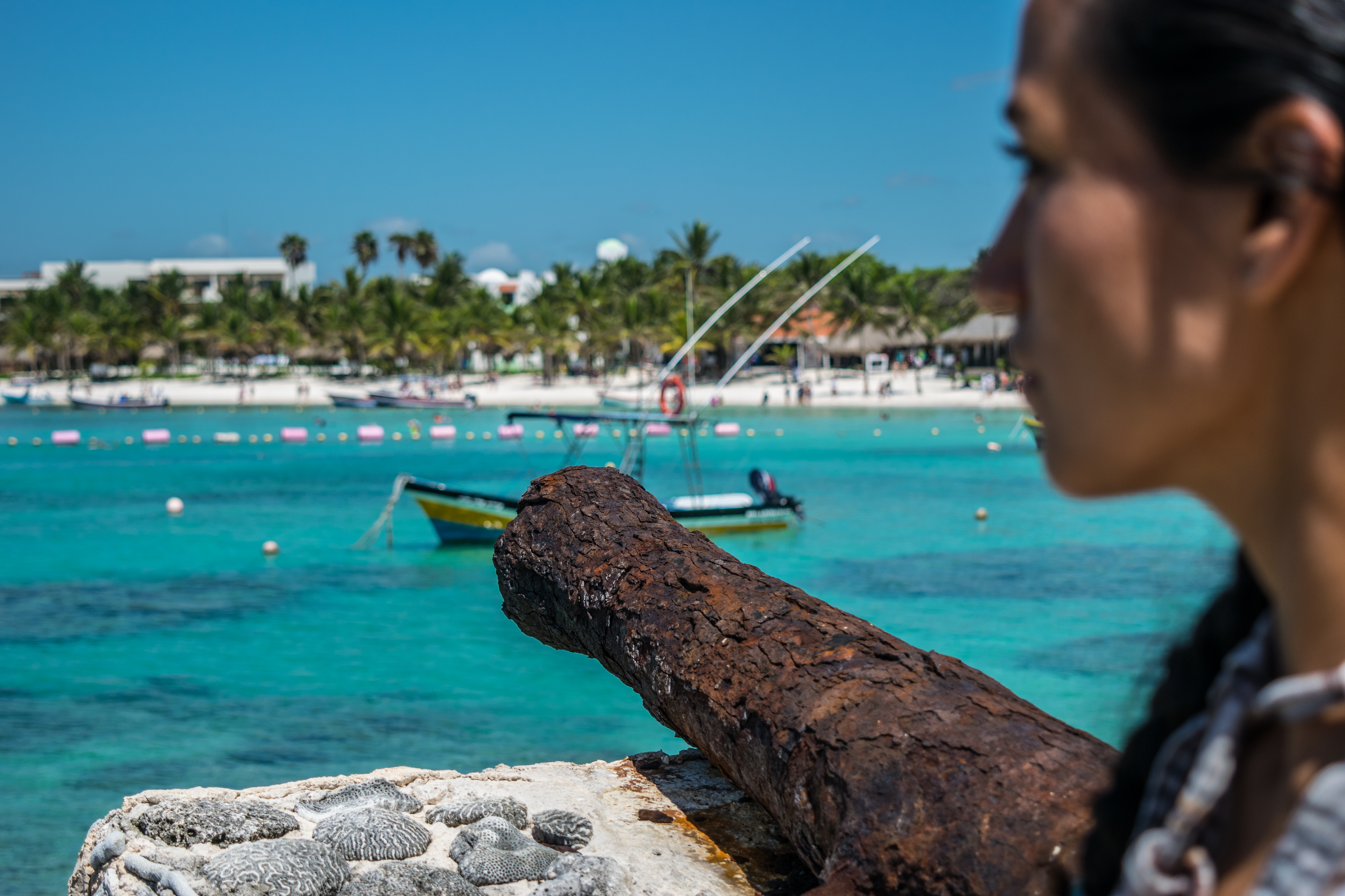 Cris & Canon, Akumal Bay