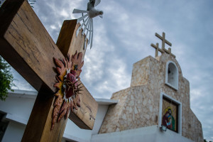 Random church in Cancun