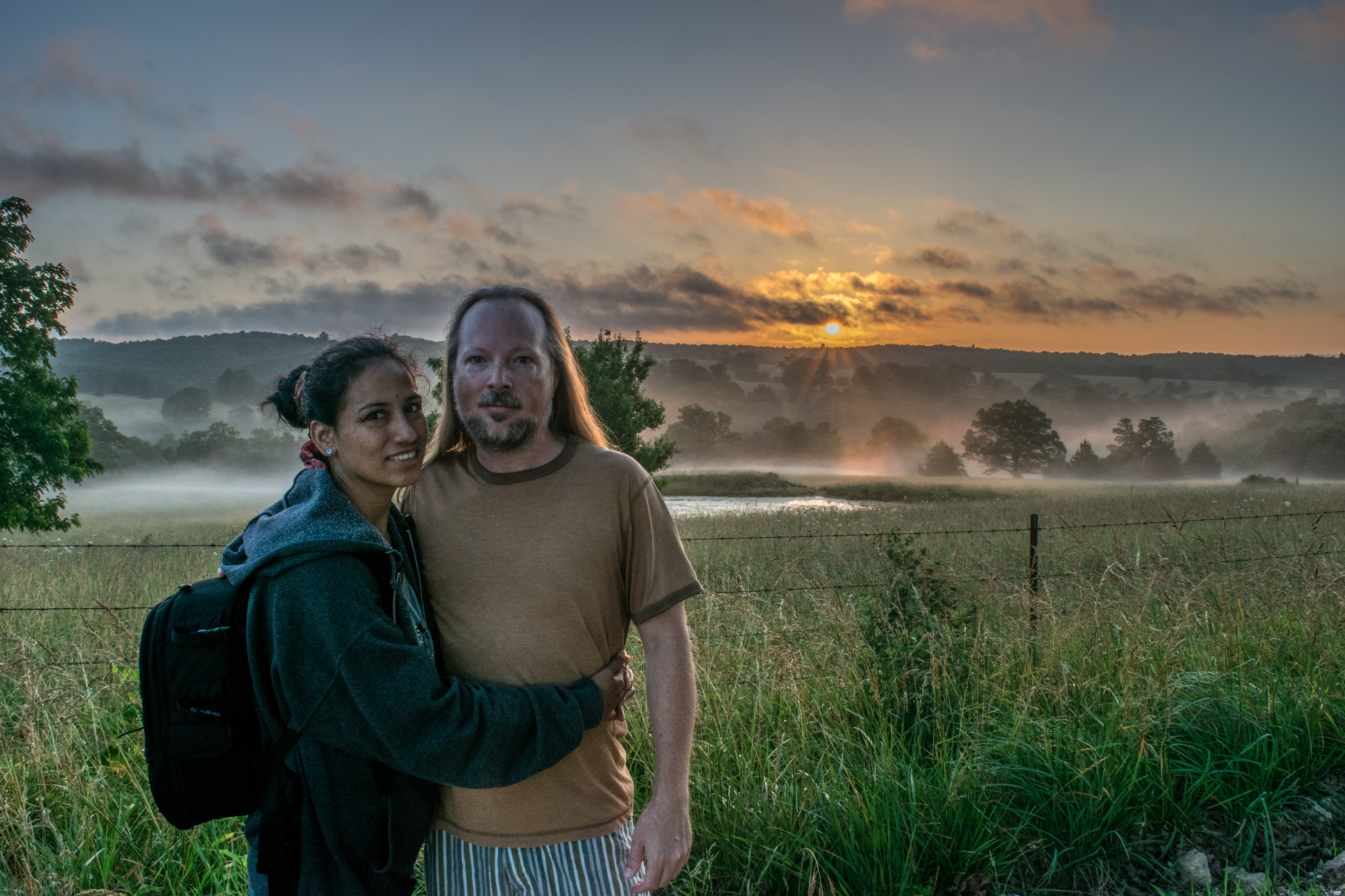 Tim & Cris on the ranch