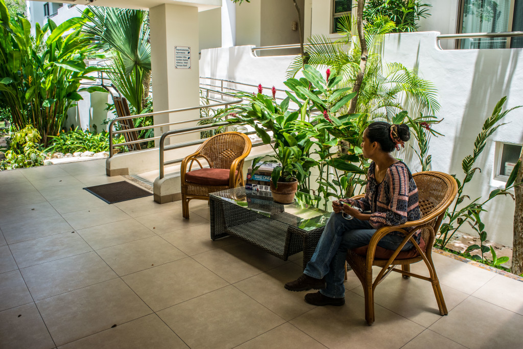 lobby area