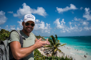 Joris at Tulum, Mexico