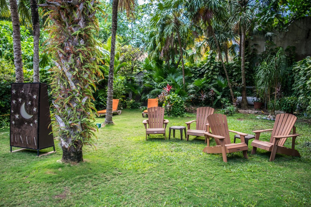 chairs at Hotel Lunata garden