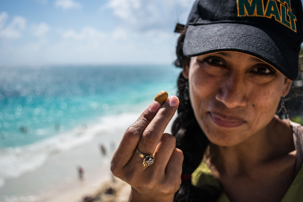 Cris at Tulum, Mexico