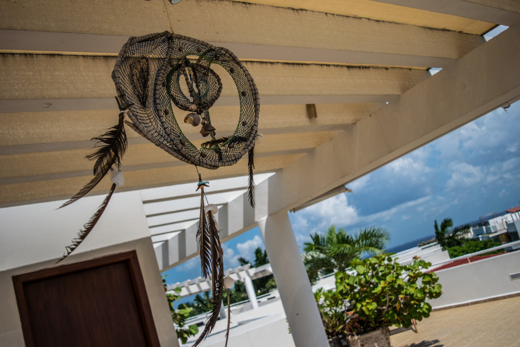 dreamcatcher on roof