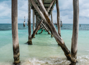 pier at Playa Tortugas, Cancun