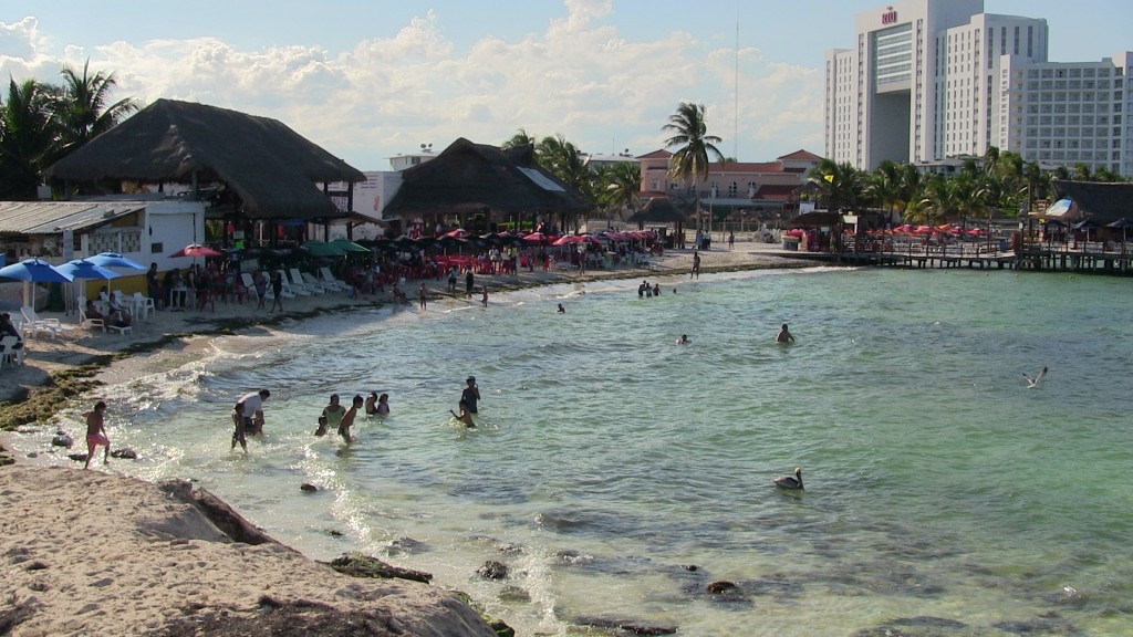 Playa Tortuga in Cancun, Mexico