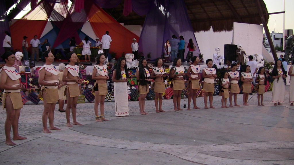 Maya costumes for Day of the Dead