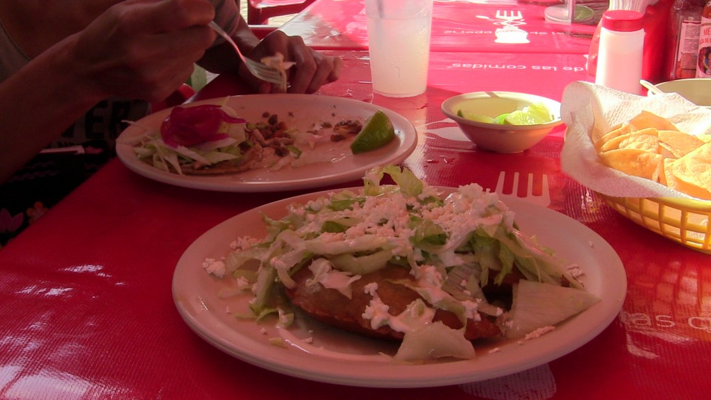 tostadas and empinadas