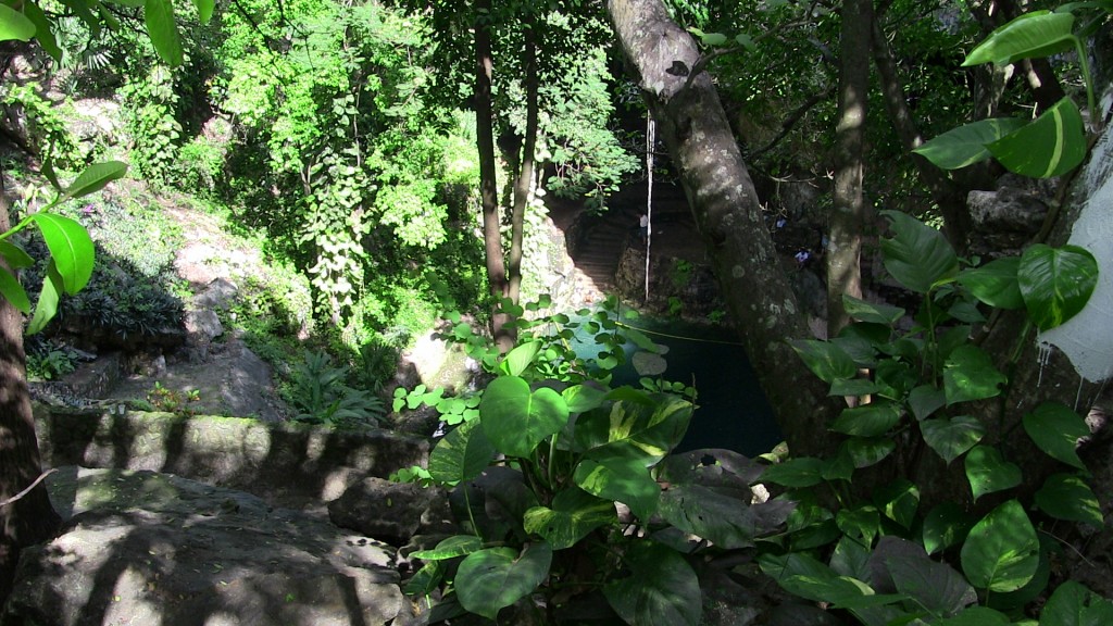 view of the cenote