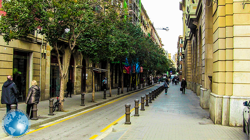 Side Street in Barcelona