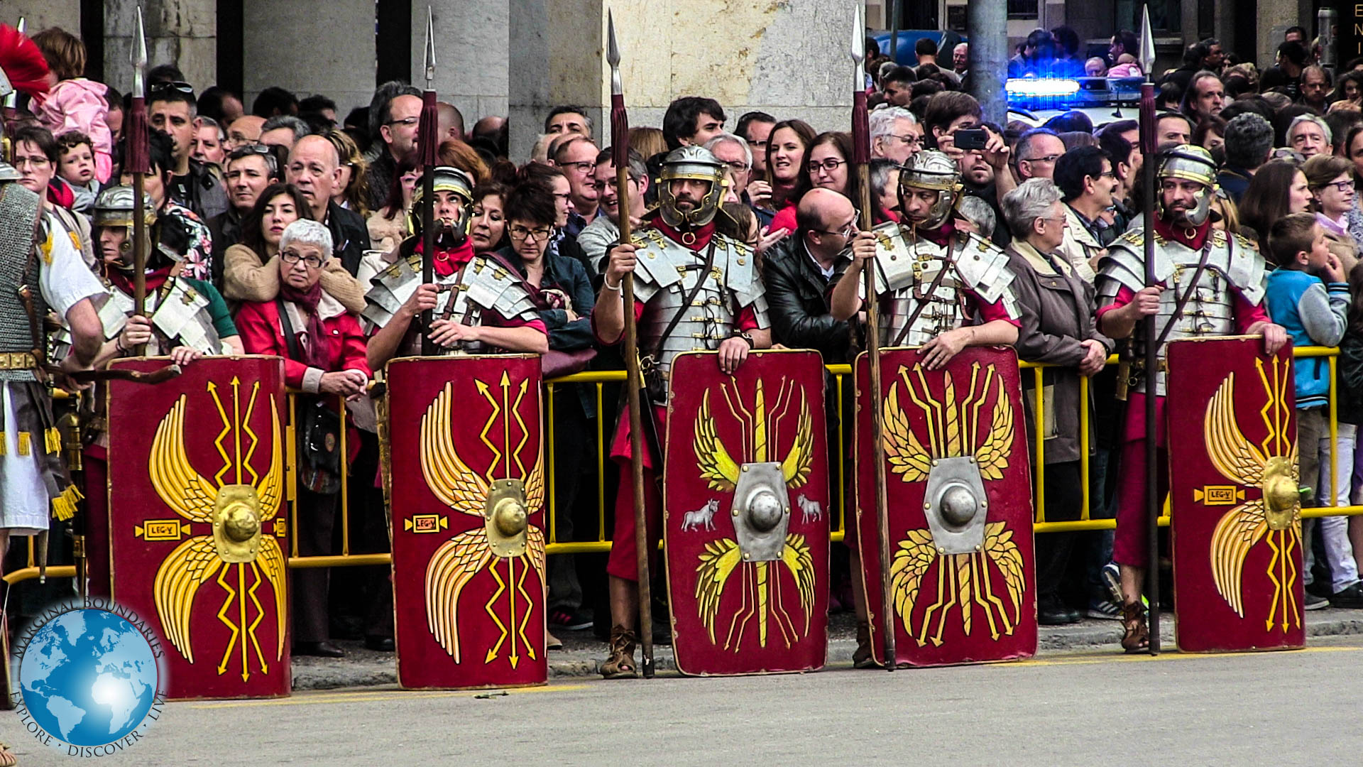 Manaies soldiers in Girona