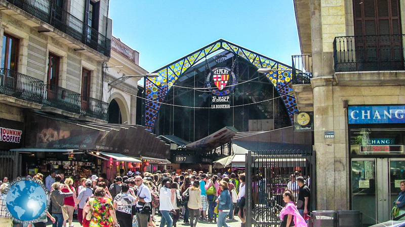 Mercado San Jose la Boqueria in Barcelona