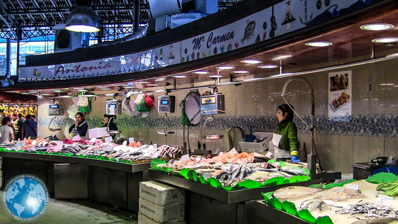 fish at La Boqueria Market