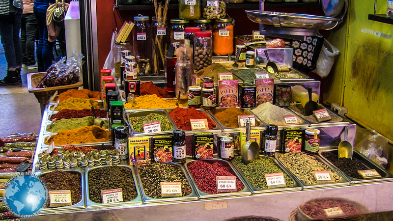 olives at La Boqueria