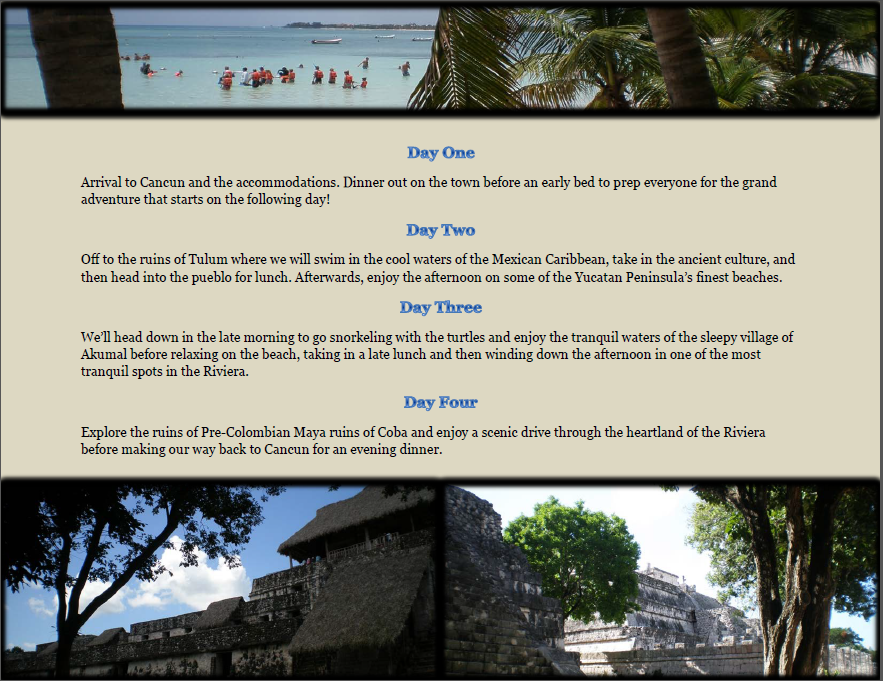 Riviera Maya Adventure Two