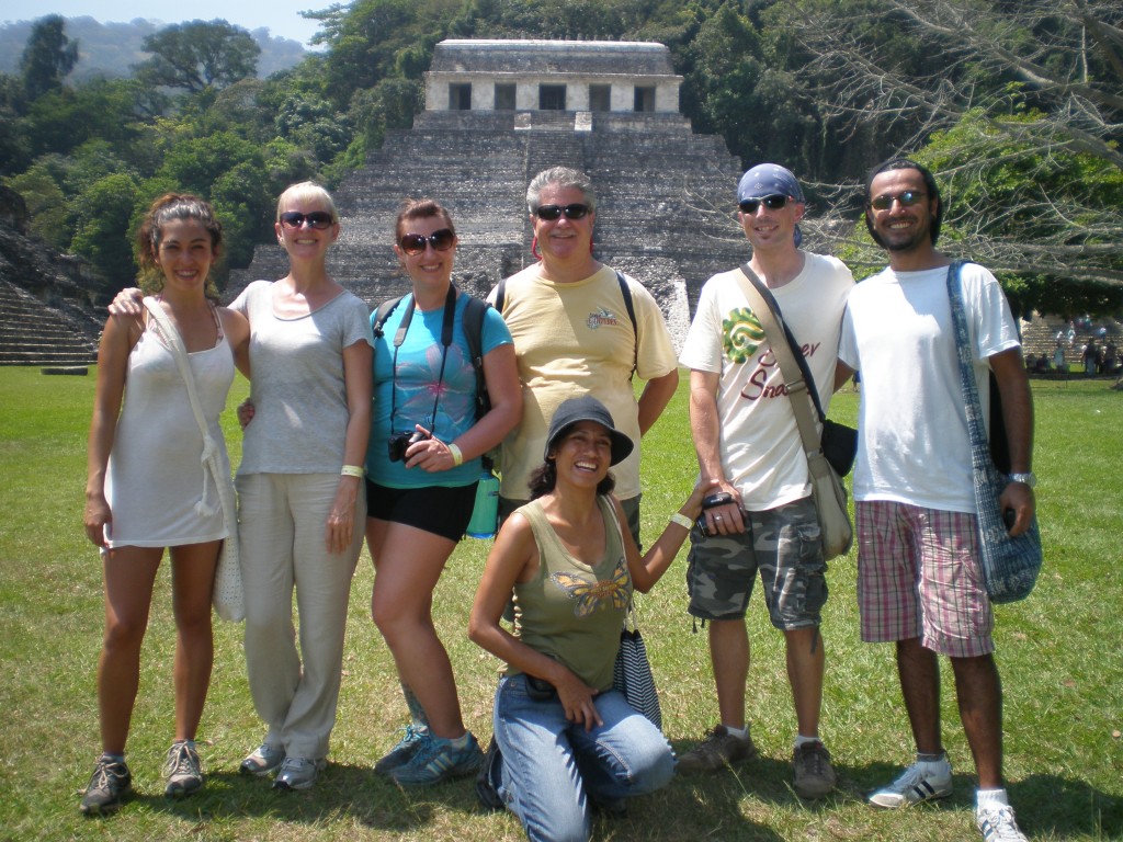 Destination Freedom group in Palenque, Mexico