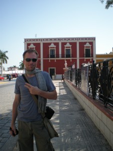 Tim in Campeche, Mexico