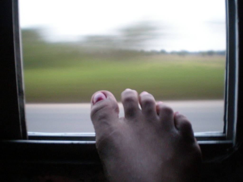 Sleeper cabin of a bus