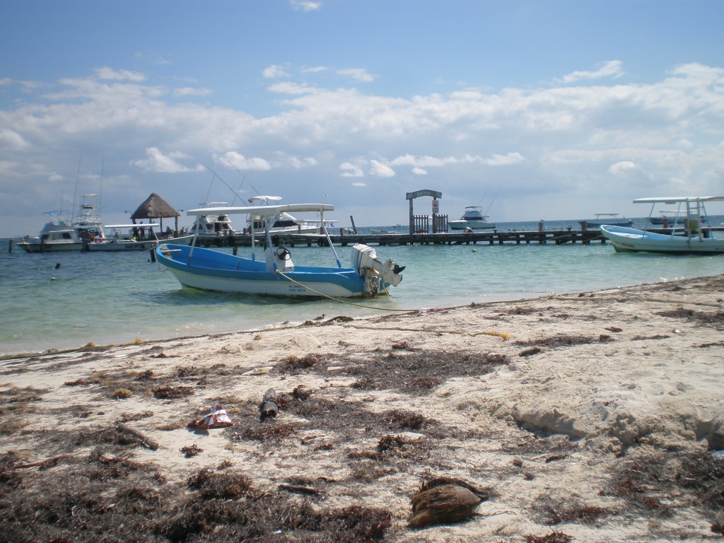 moored boat 