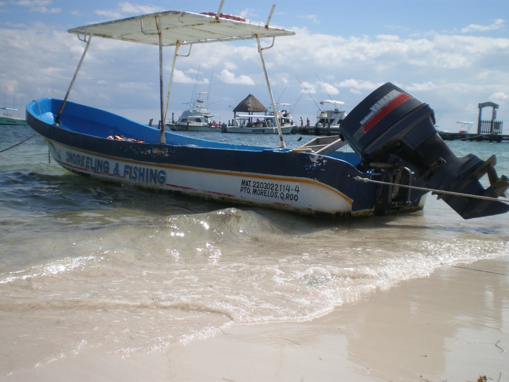 Docked fishing boat 