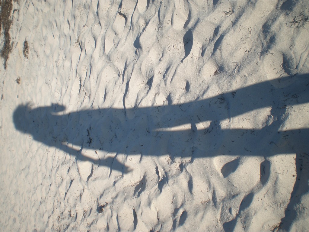 beach shadow