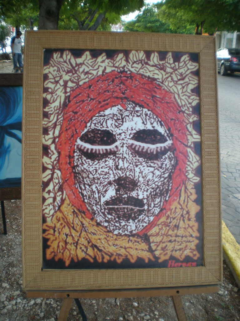 death head painting