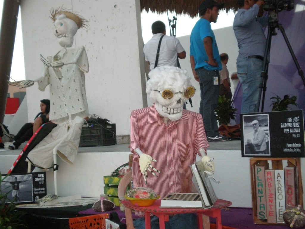 Skeleton for Dia de los Muertos in Cancun