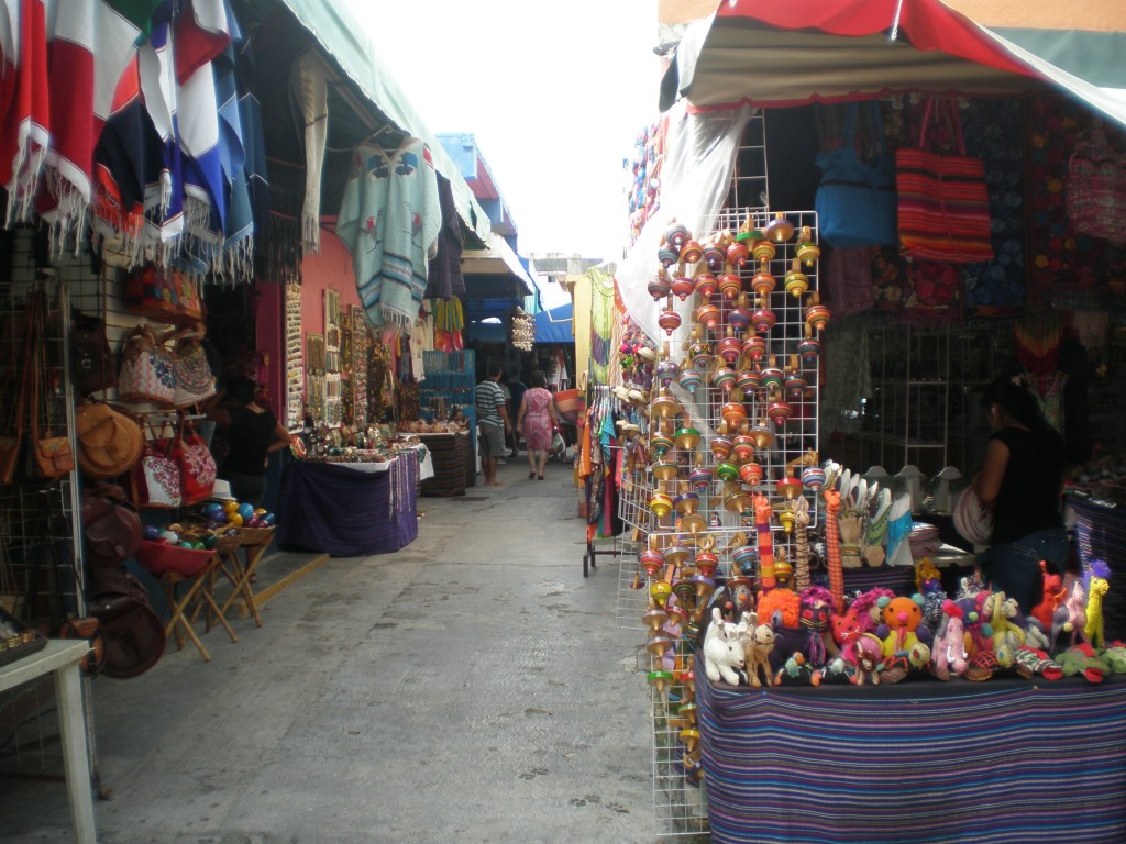 side street in the market