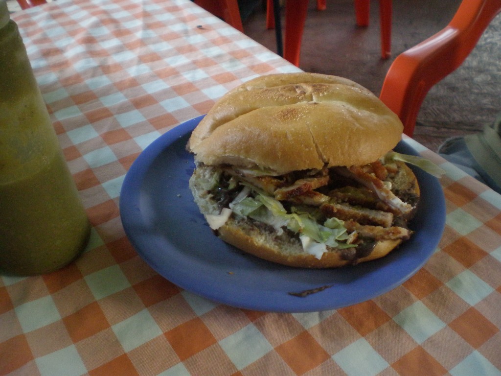 torta de milanesa de puerco