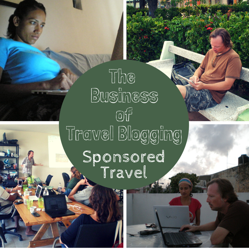 The business of travel blogging - sponsored travel