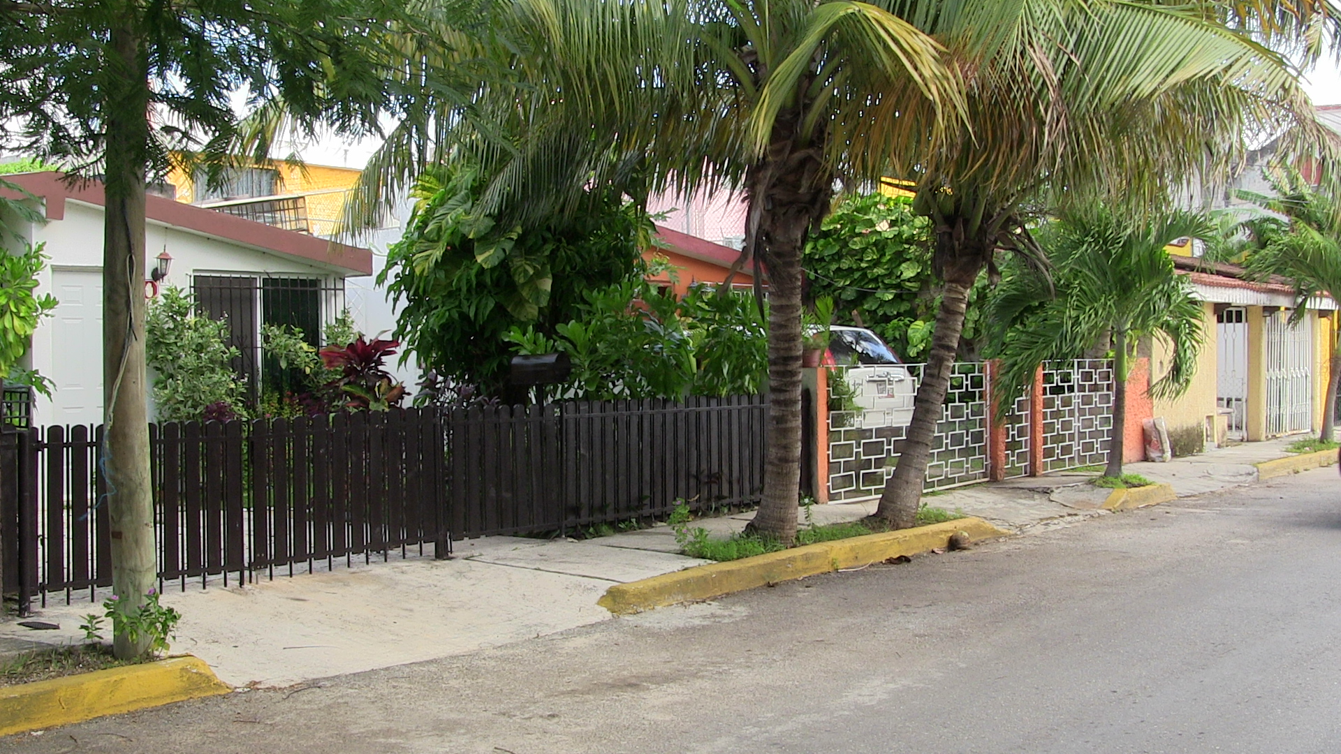 Local neighborhood in Cancun